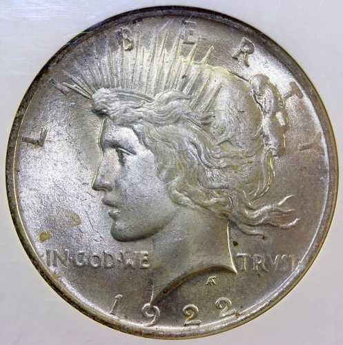 1922年 $1ピースドル シルバーコイン NGC MS64-