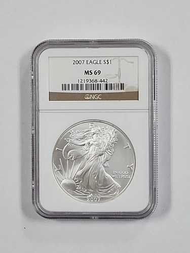 2007年 シルバーアメリカンイーグル - NGC MS 69 71,500円