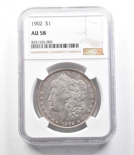 1902年 モルガン銀貨 AU58 NGC *2598 71,500円