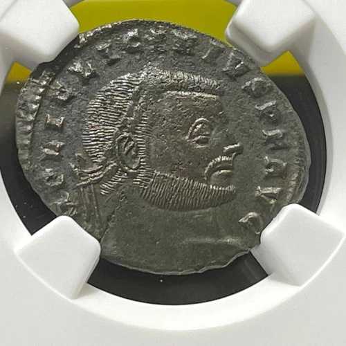 ローマ帝国リキニウス 1 年、西暦 308 ～ 324 年 BI 縮小 NUMMUS SISCIA NGC 古代 XF(003) 71,500円