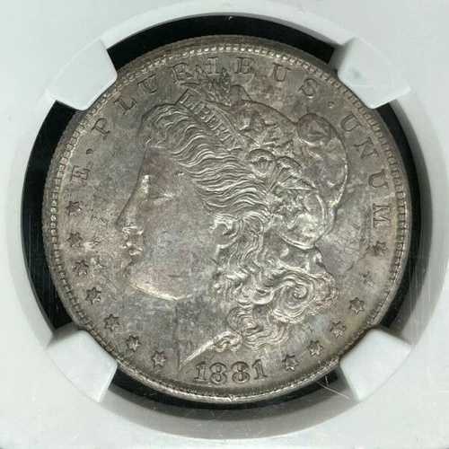 1881-S モーガン シルバードル ~ NGC MS 64 ~美しいコイン~ REF#37-063 71,500円