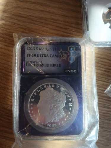2023-S モルガン・ダラー $1 PF 69 ウルトラカメオ CAC (2532331) 71,500円