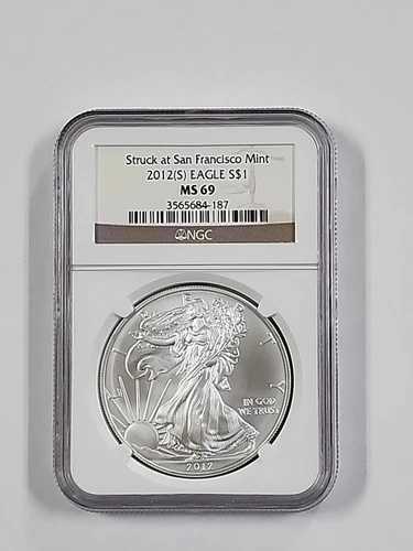 2012-S アメリカンシルバーイーグル SFミント NGC MS69