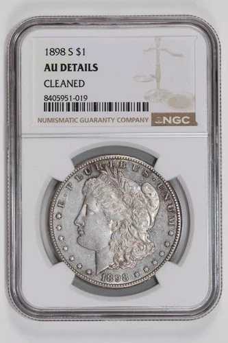 1898-S モルガン・ダラー NGC AU 詳細