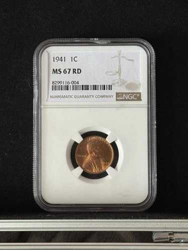 NGC 1941 MS67 レッド リンカーン ウィート セント *燃えるような赤 45,045円