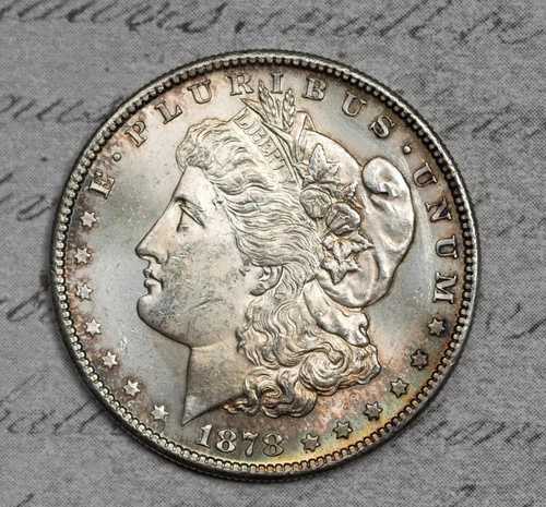 1878-S モルガン・ダラー MS コイン 素晴らしい！ #ECK4