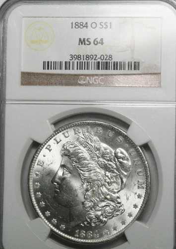 1884年モルガン・ダラー NGC MS64 (1892028)