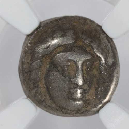 マウソルス AR カリアのドラクマ総督 古代ギリシャ貨幣 紀元前377-352年 - NGC VG