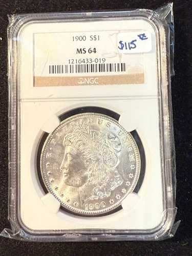 1900年モルガン・ダラー NGC MS 64