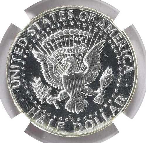 1966年 NGC MS67 スターストラックスルーヘアーオンリバースエラーケネディSMSハーフダラー 45,045円