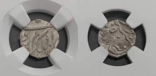 インド（日付なし）1/8ルピー ハイデラバード NGC MS63 チョイス アンク Y# 14 #896