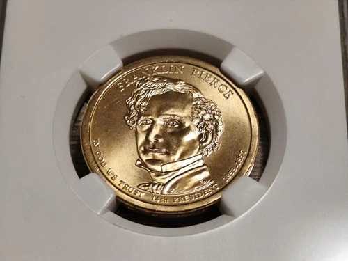 NGC MS67☆2010D 1ドル硬貨、第14代大統領|WORLD RESOURCE【QUEEN店】