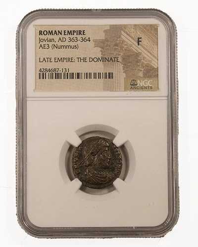 NGC ( F ) ローマ AE3 木星紀 (西暦 363 -364 年) FINE NGC 古代品認定