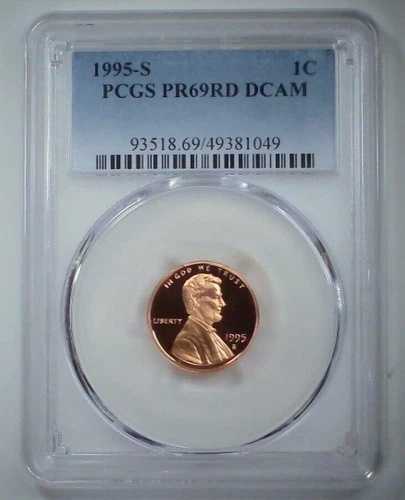 1995-S 1C リンカーン記念館 PCGS PR69RD DCAM 24htc0604