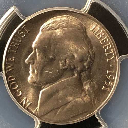 1951-D 5C ジェファーソン ニッケル PCGS MS65 83670098 22,330円