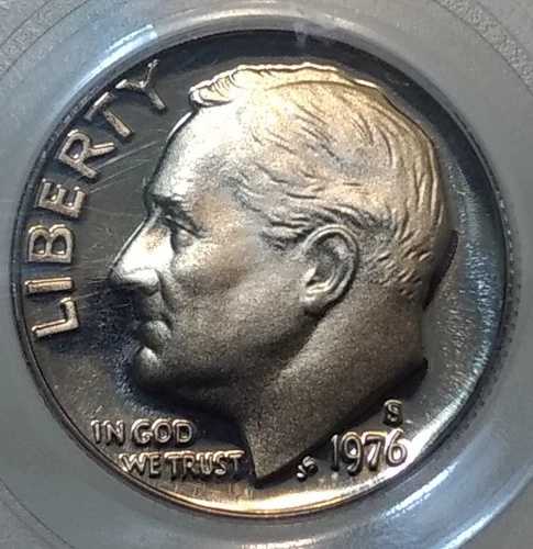 1976-S ルーズベルト ダイム PCGS PR69DCAM ~ 旧ブルーラベル ~ Gen 4.0 ホルダー