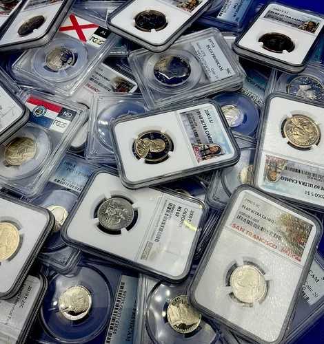グレーディング済みコイン - ?? PCGS または NGC 米国造幣局 ?? ボーナス割引 ??未流通!! 20,878円