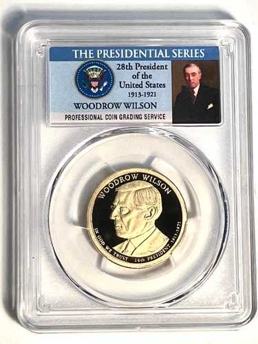 2013 S $1 ウッドロウ・ウィルソン ドル PCGS PR69DCAM