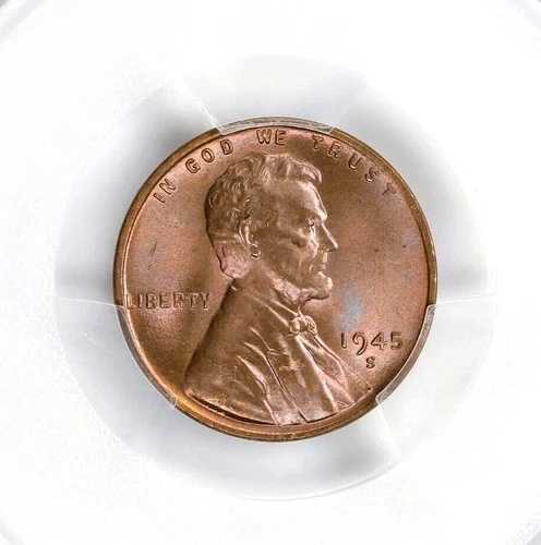 1945-S リンカーン セント PCGS MS66RB
