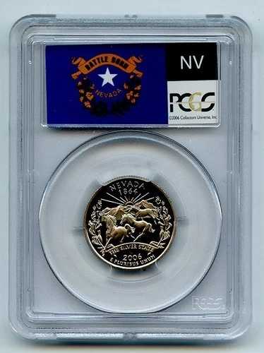 2006年 S 25C クラッド ネバダ クォーター PCGS PR70DCAM