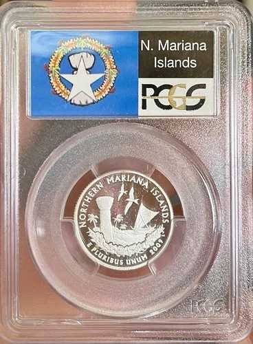 2009-S PCGS PR69DCAM 北マリアナ諸島 シルバー テリトリーズ プルーフ クォーター。
