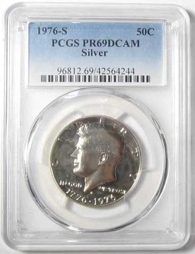 1976-S シルバー ケネディ ハーフダラー - PCGS PR69DCAM - #11056