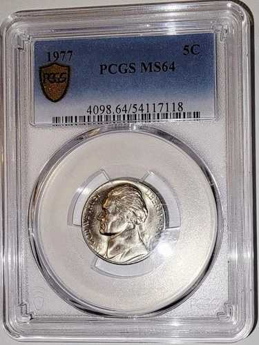 1977年 未使用 ニッケル PCGS MS64