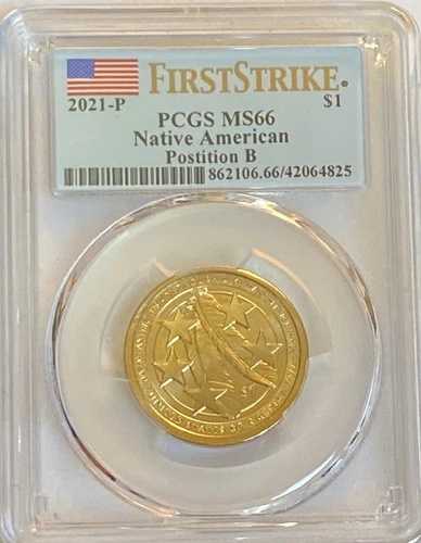 2021-P ネイティブアメリカンドル MS66 -Pos B- PCGS ファーストストライク 27,335円