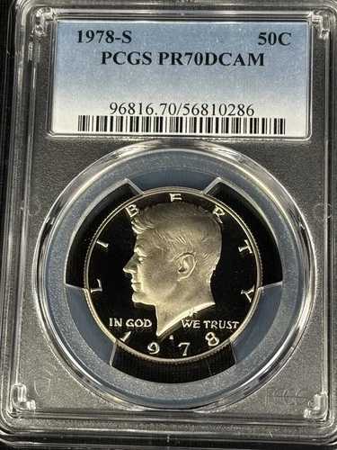 1978年 S 50C ケネディ ハーフダラー プルーフ PCGS PR70DCAM