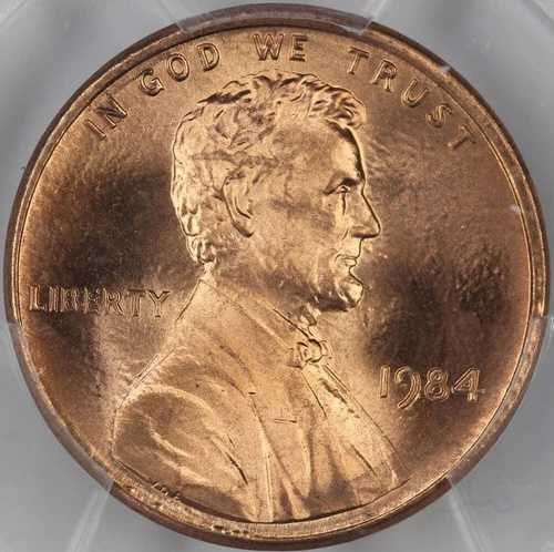 1984年 PCGS MS67RD リンカーンセント 45947170