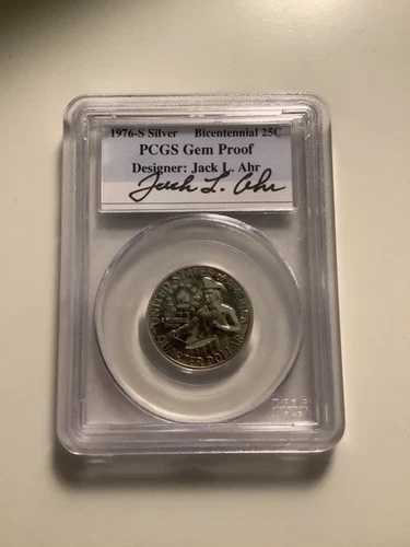 1976-S 25セント銀貨（プルーフ）ワシントンクォーター 27,302円