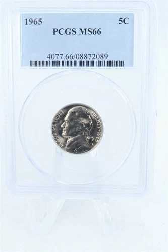 1965-P PCGS MS66 ジェファーソン・ニッケル・ビジネス・ストライク 5C