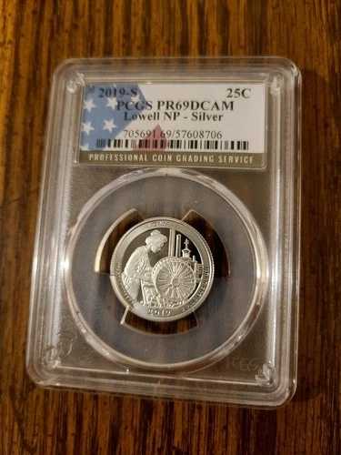 2019-S シルバー ローウェル国立公園 クォーター PCGS PR69 DCAM ATB プルーフ 28,490円