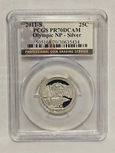 2011年 S シルバー オリンピック クォーター PCGS PR70DCAM