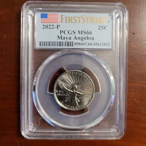 2022年 P マヤ・アンジェロウ PCGS MS66 ファーストストライク認定 28,105円