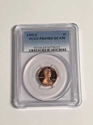 1995 S PCGS PR69RD DCAM リンカーン ペニー セント 1 セント 米国造幣局コイン 1995-S PR-69-RD
