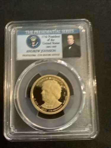 2011 S $1 アンドリュー・ジョンソン ドル PCGS PR69DCAM