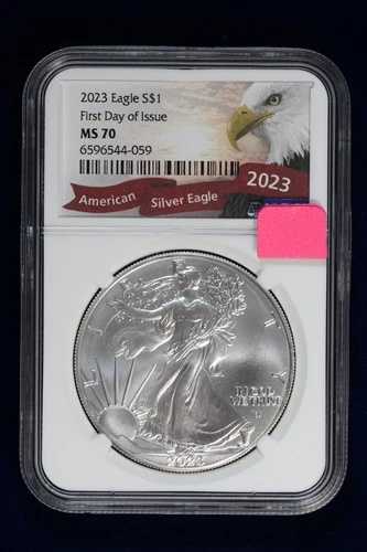 2023年 シルバーイーグル NGC MS 70 発行初日 41PJ 45,540円