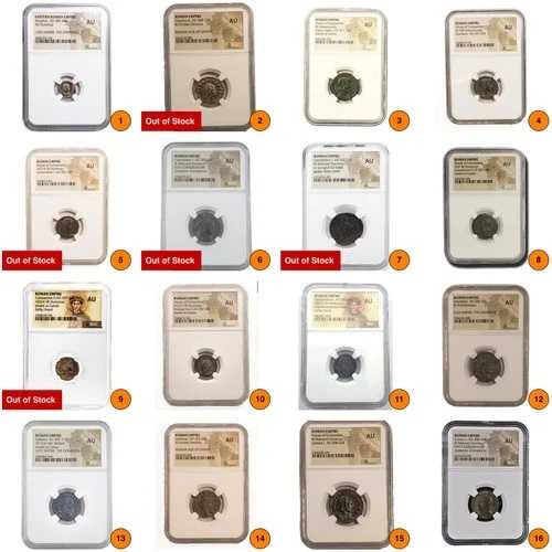あなたが選ぶ - 本物のローマコイン、NGC 未流通（AU）について - 説明をご覧ください