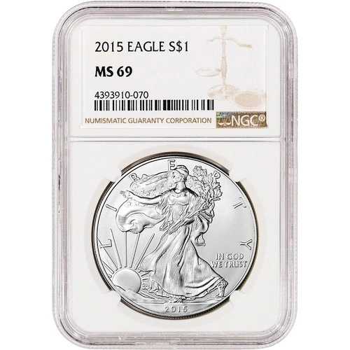 2015年アメリカンシルバーイーグルコイン - NGC MS69|WORLD RESOURCE【QUEEN店】
