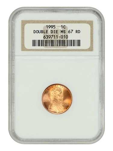 1995 1C NGC MS67RD（ダブルダイ表面） - リンカーンセント（現代） - 人気DDO