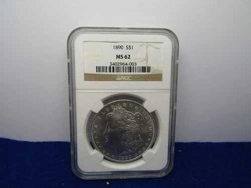 1890年 S$1 MS62 NGC