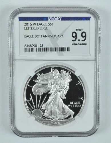 2016-W アメリカン シルバー イーグル プルーフ 9.9 UCAM NGC X NGCX-