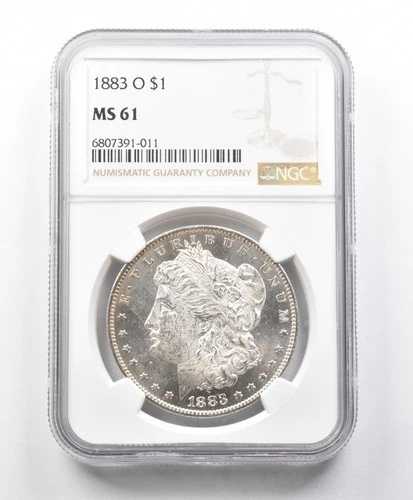 MS61 1883-O モルガン銀貨 NGC グレートコントラスト *1761