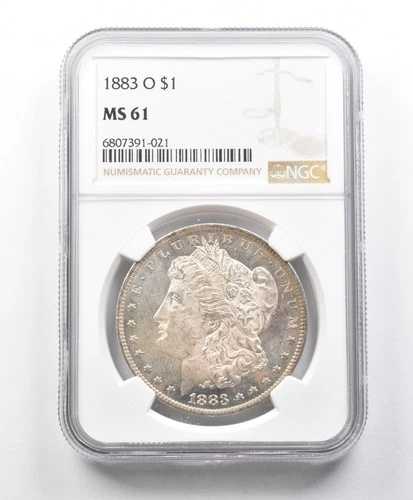 MS61 1883-O モルガン銀貨 NGC グレートコントラスト *1758