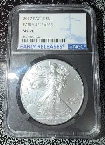 2017年アメリカンシルバーイーグル NGC MS70