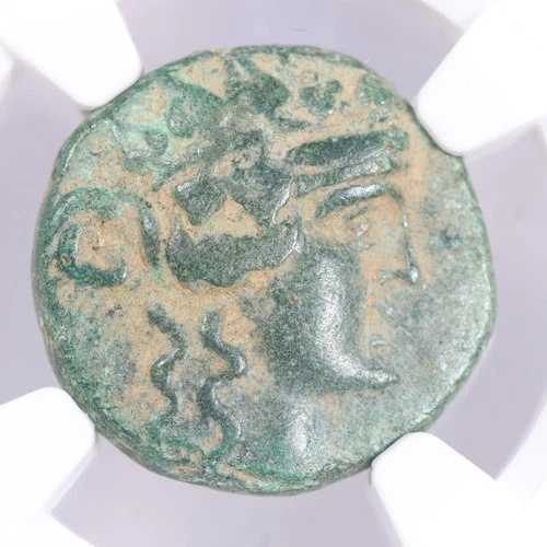 マロネイア AE18 ギリシャ・トラキア青銅貨 紀元前2～1世紀頃 NGC正規品