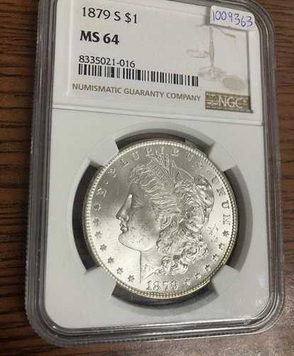 1879年頃 モルガン銀貨 MS 64 NGC |1009363 45,540円