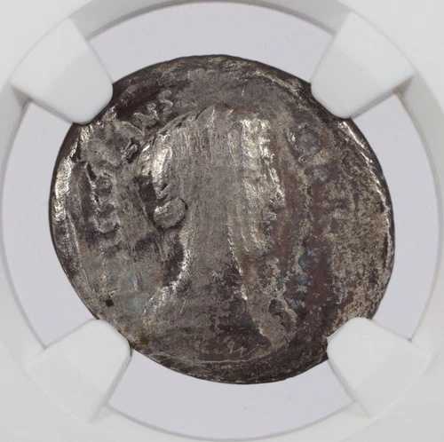ラリスコルス AR デナリウス ローマ共和国銀貨 紀元前43年 - NGC G