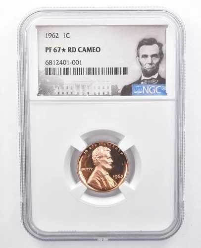 1962年 リンカーン記念館セント PF67* STAR RD NGC *7652